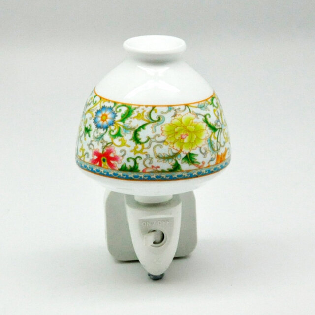 Hedgerow Flowers Ceramic Night Light