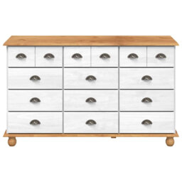 Chest of Drawer with Drawer with Storage ASKIM Solid Pine Wood