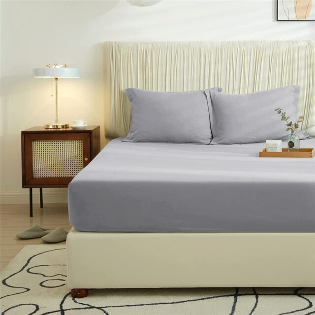 Super Soft Extra Deep Microfiber Brushed Fitted Sheet