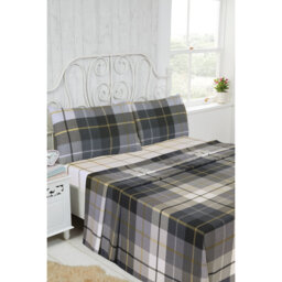 Plaid Brushed Cotton Standard Sheet Set