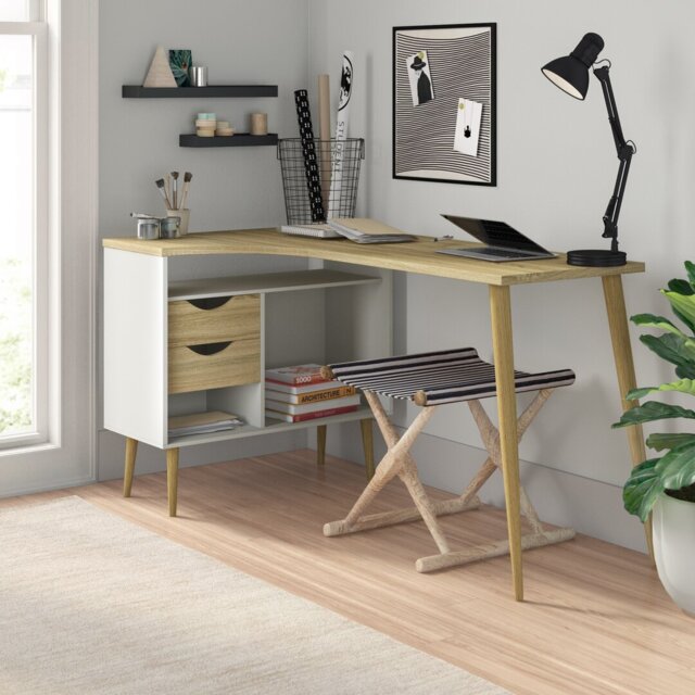 Havana L-Shaped Computer Desk