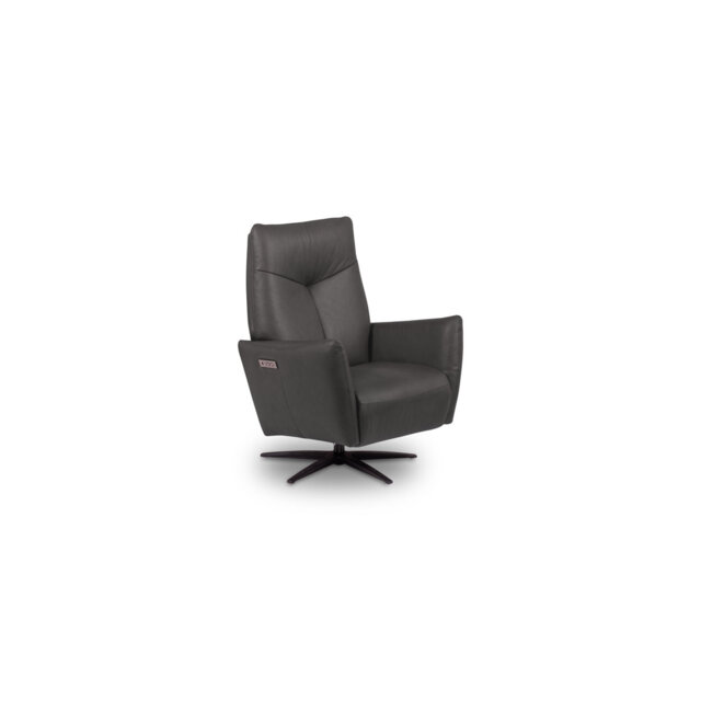 Luxor Genuine Leather Swivel Electric Recliner