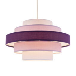 Five Tier Pendant Lighting Shade With Various Cotton Rings By