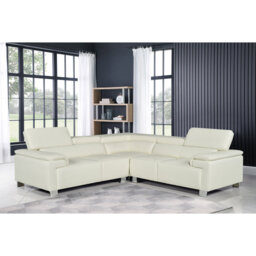 Camuto 5 Seater Genuine Leather Corner Sofa