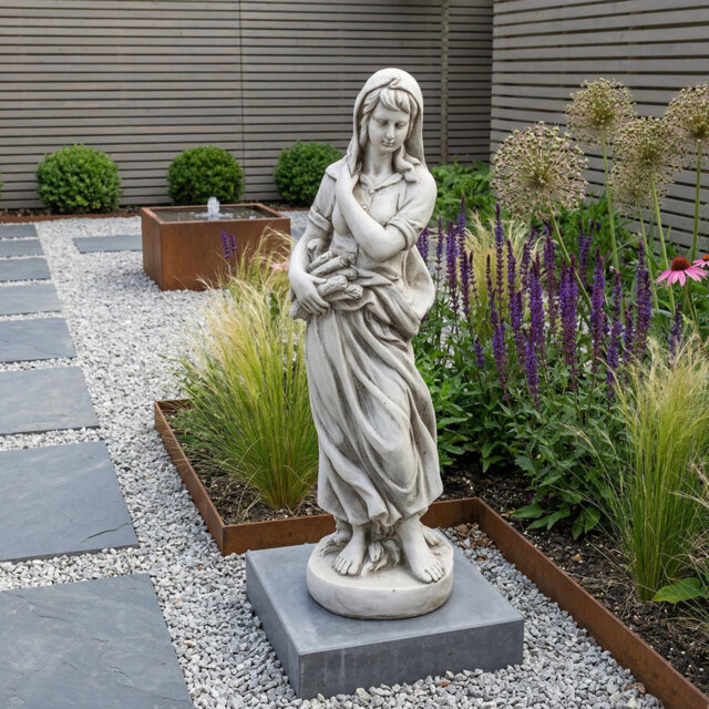 Wilma Weather Resistant Rust Resistant Garden Statue