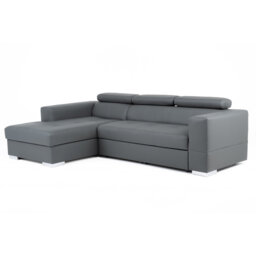 Aana Faux Leather Corner Sofa Bed