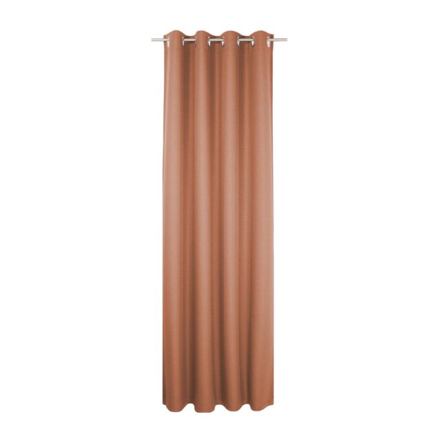 Kyrstan Synthetic Eyelet Single Curtain Panel, blackout