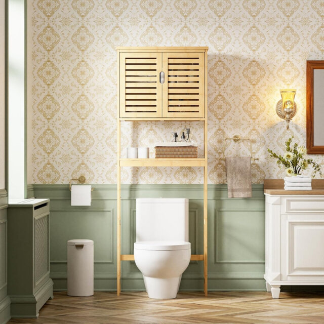 Freestanding Over The Toilet Storage
