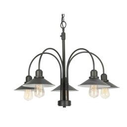 Timberview 5 - Light Shaded Chandelier