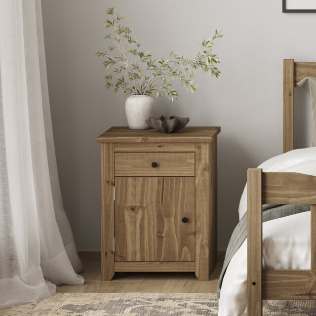 HAVANA PINE BEDSIDE CABINET
