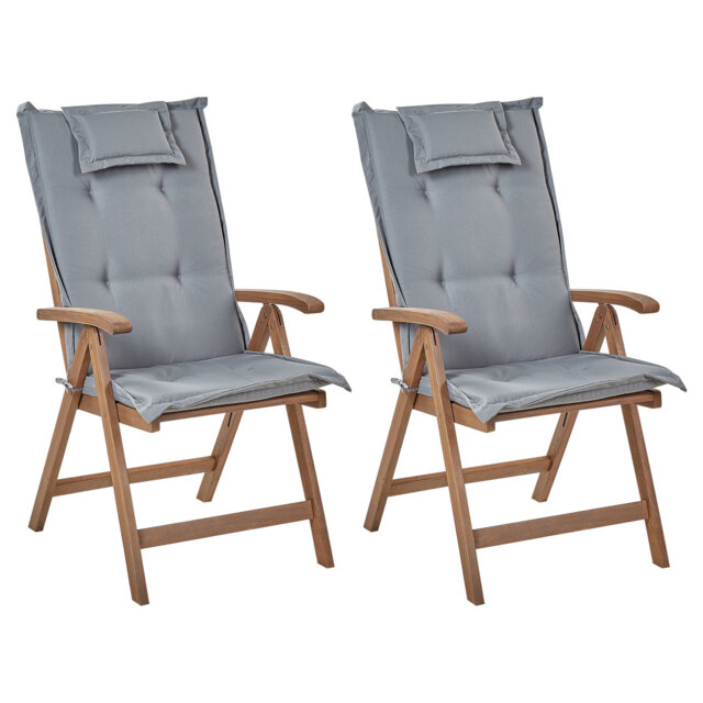 Bartonville Foldable Outdoor Patio Dining Armchair with Cushion