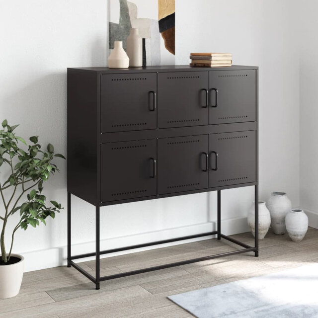 Vidaxl Sideboard 100.5 x 39 x 107cm Cold Rolled Steel