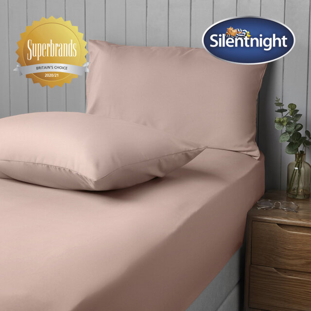Silentnight Supersoft Plain Microfibre Housewife Pillowcase