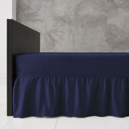 Premium Cotton Blend Plain Dyed Valance Sheet - Soft Durable and Breathable Luxury Bed Sheet for Ultimate Comfort