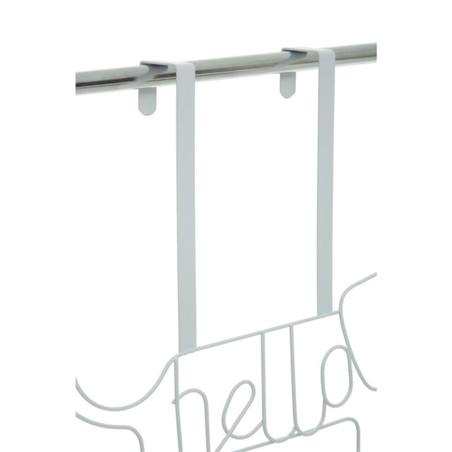 Aamenah Stainless Steel Over-the-Door 2 - Hook Coat Rack