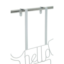 Aamenah Stainless Steel Over-the-Door 2 - Hook Coat Rack