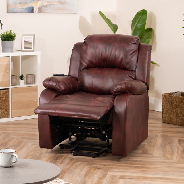 Langley Dual Motor Electric Rise And Recliner Chair With Massage And Heat - Cream