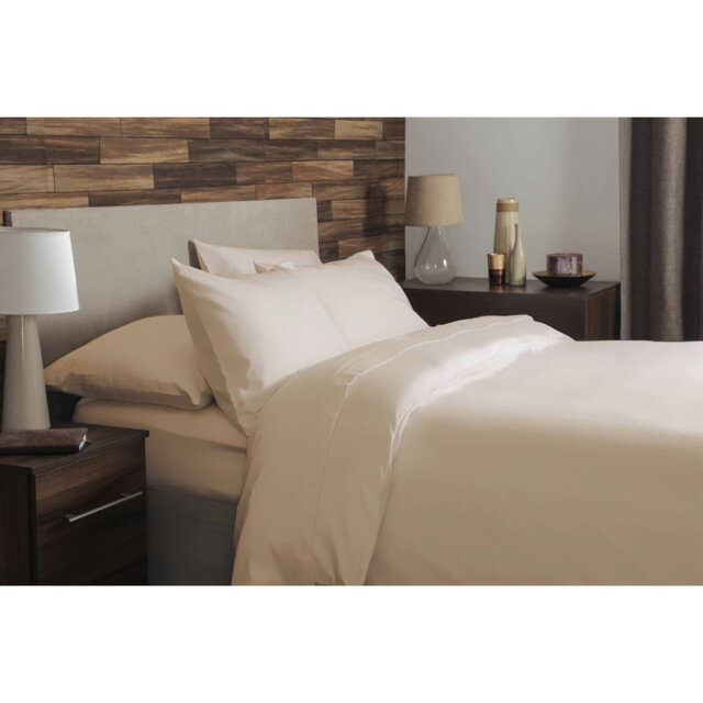 Plain Dye Brushed Cotton Flannelette Solid Colour Duvet Cover