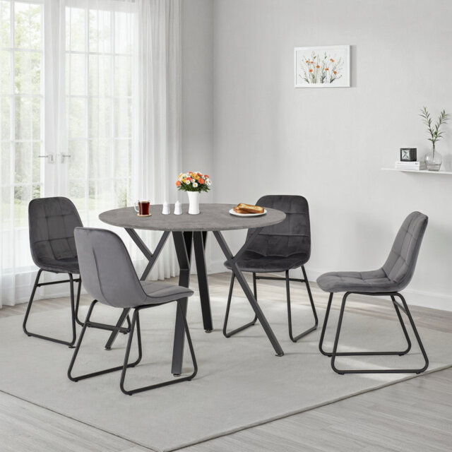 Cajigas 4 - Person Dining Set