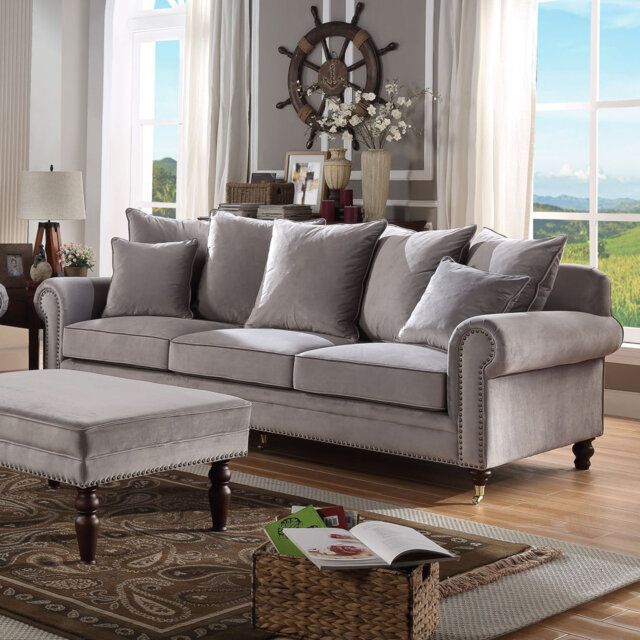 Hampton Velvet Sofa