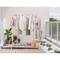 Bonville 100cm Rolling Clothing Rack