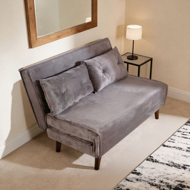 Lonara Two Seater Upholstered Double Sofa Bed
