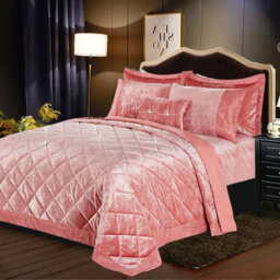 Stodghill Velvet Solid Colour Bedspread