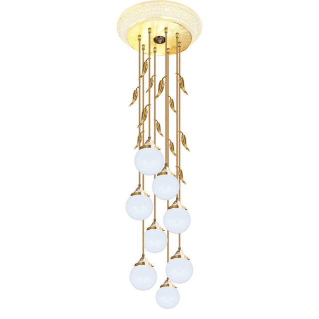 Fortin 8 - Light Candle Style LED Chandelier