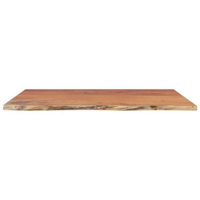 90cm Solid Acacia Wood With A Natural Finish Bathroom Vanity Top