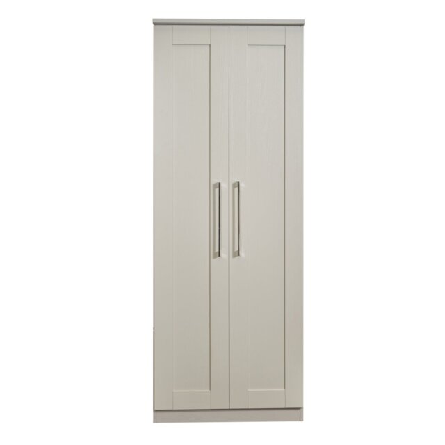Fully Assembled Ergica York 2 Door Wardrobe