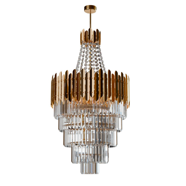 8 - Light Crystal Chandelier