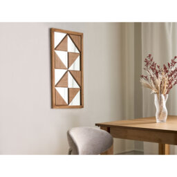Solid Wood Rectangle Floor Mirror