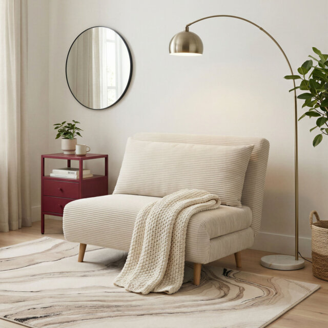 Berlyn Futon Sofa Bed - Luxury Simple Modern Folding Design