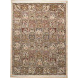 Classic Knotted Rug in Brown