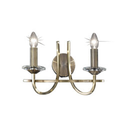 Titus Glass Candle Wall Light