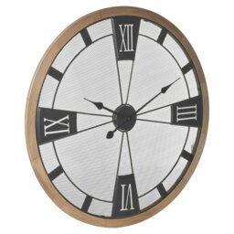 Mcelhaney Wood Wall Clock
