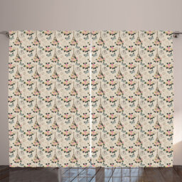Semi Sheer Curtain Pair