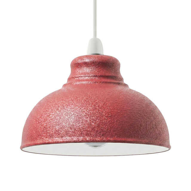 Retro Light Shade Ceiling, Curvy Metal Textured Lampshades For Ceiling Lights,Industrial Easy Fit Pendant Lamp Shades For Table Lamps,Living Room, Bed