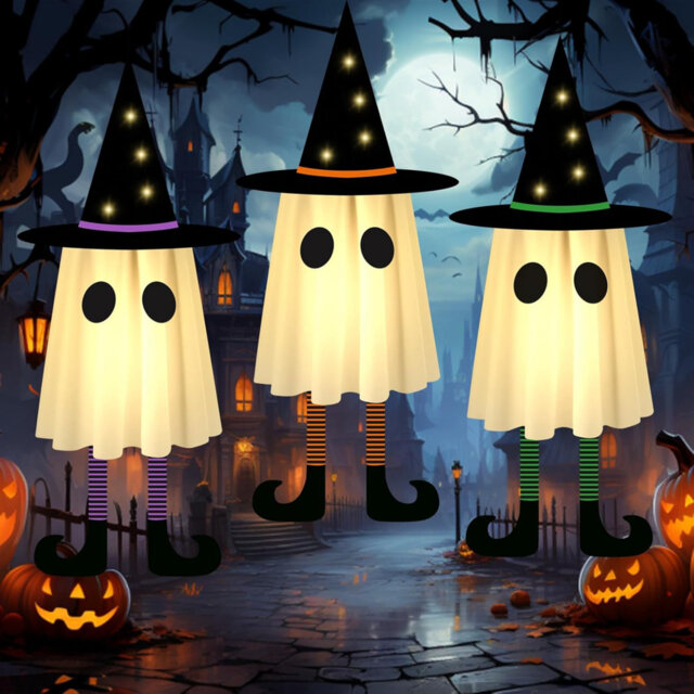Halloween Ghost Stuffed Holiday Accent