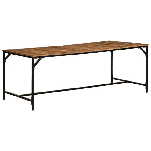 Dining Table 200X100x75 Cm Solid Wood Rough Mango
