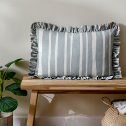 Carmon Stripe Striped Rectangular Cushion