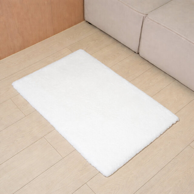 Solid Colour Machine Tufted Indoor / Outdoor Area Rug