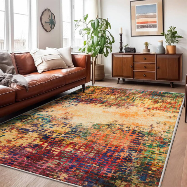 Luxury Cashmere Area Rug – Ultra-Soft, Cozy, Fade-Resistant Floor Decor For Living Room & Bedroom