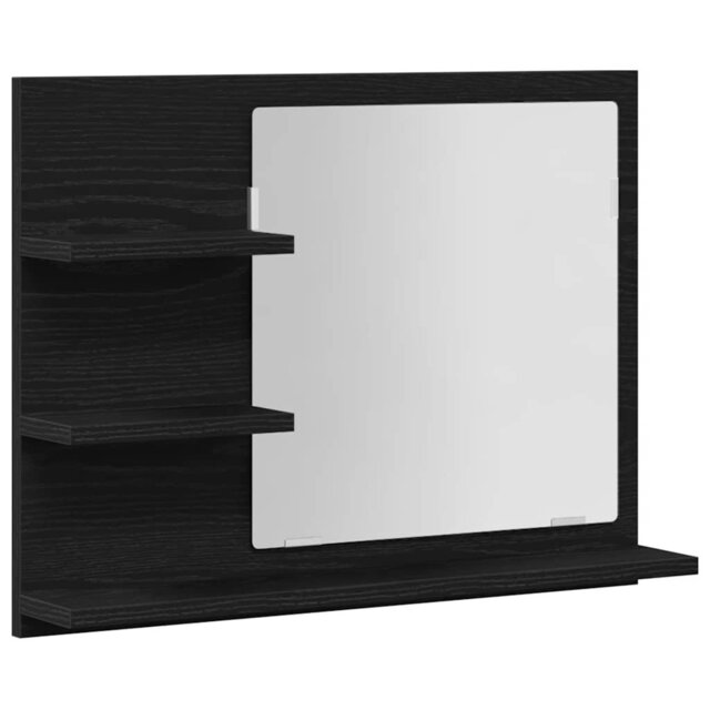 Adji Flat Mirror with Shelves
