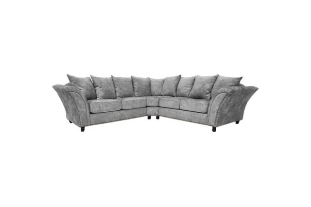 5 Seater Velvet Corner Sofa