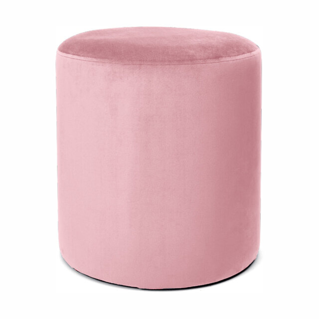 Hensel 28 cm W Velvet Round Ottoman
