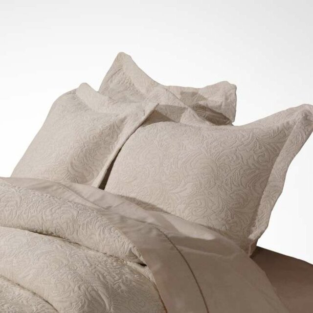Karnes Cotton Blend Floral Sham with Pillow Shams Included