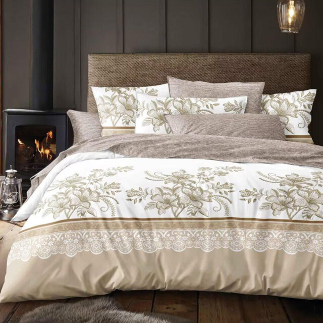 Complete Bedding Set Trendy 3D Printed Floral Design, Ultra-Soft Fabric â Includes Duvet Cover, Fitted Sheet & Two Pillowcase
