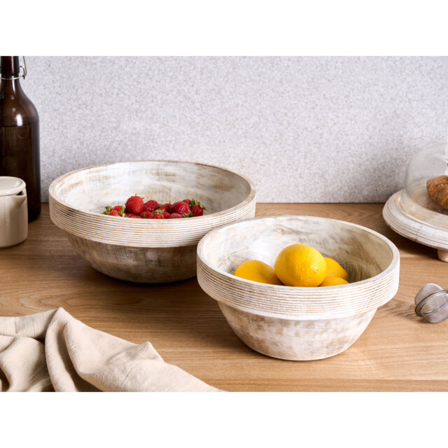 Handmade Mango Wood Decorative Bowl 2