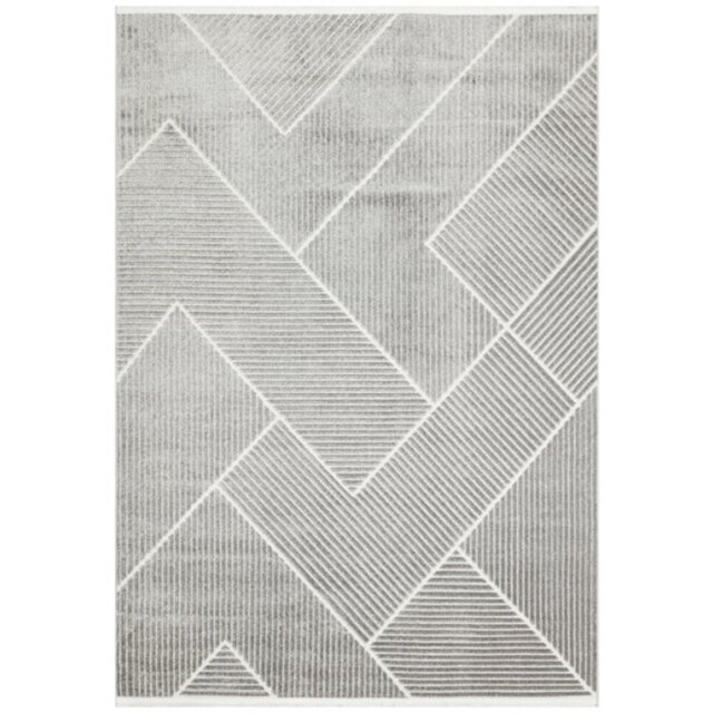 Lilia Tufted Grey Indoor/Outdoor Rug